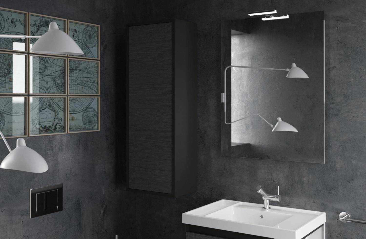 Espejo de baño B-Box vertical 60x80 cm Bath+