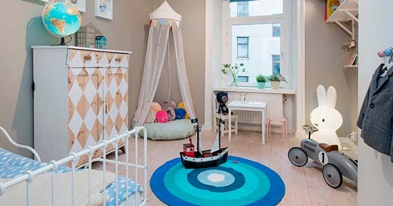 Dormitorio infantil: alegría, diversión y sobretodo… ¡calidez!